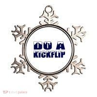 Do A Kickflip Ice And Snow Do A Kickflip For Men Women Ornament thumb 0