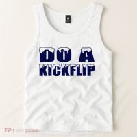 Do A Kickflip Ice And Snow Do A Kickflip For Men Women Tank Top thumb 2