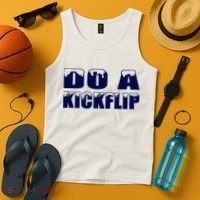 Do A Kickflip Ice And Snow Do A Kickflip For Men Women Tank Top thumb 4