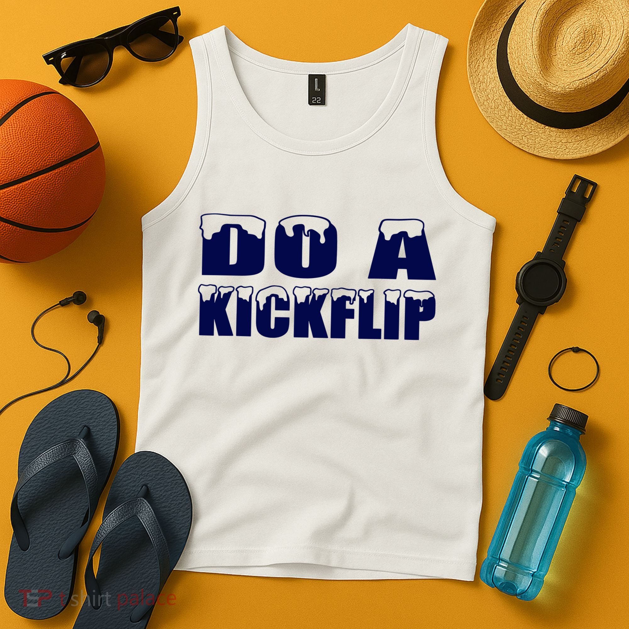 Do A Kickflip Ice And Snow Do A Kickflip For Men Women Tank Top