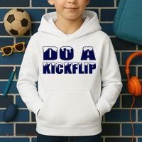 Do A Kickflip Ice And Snow Do A Kickflip For Men Women Kids Hoodie thumb 2