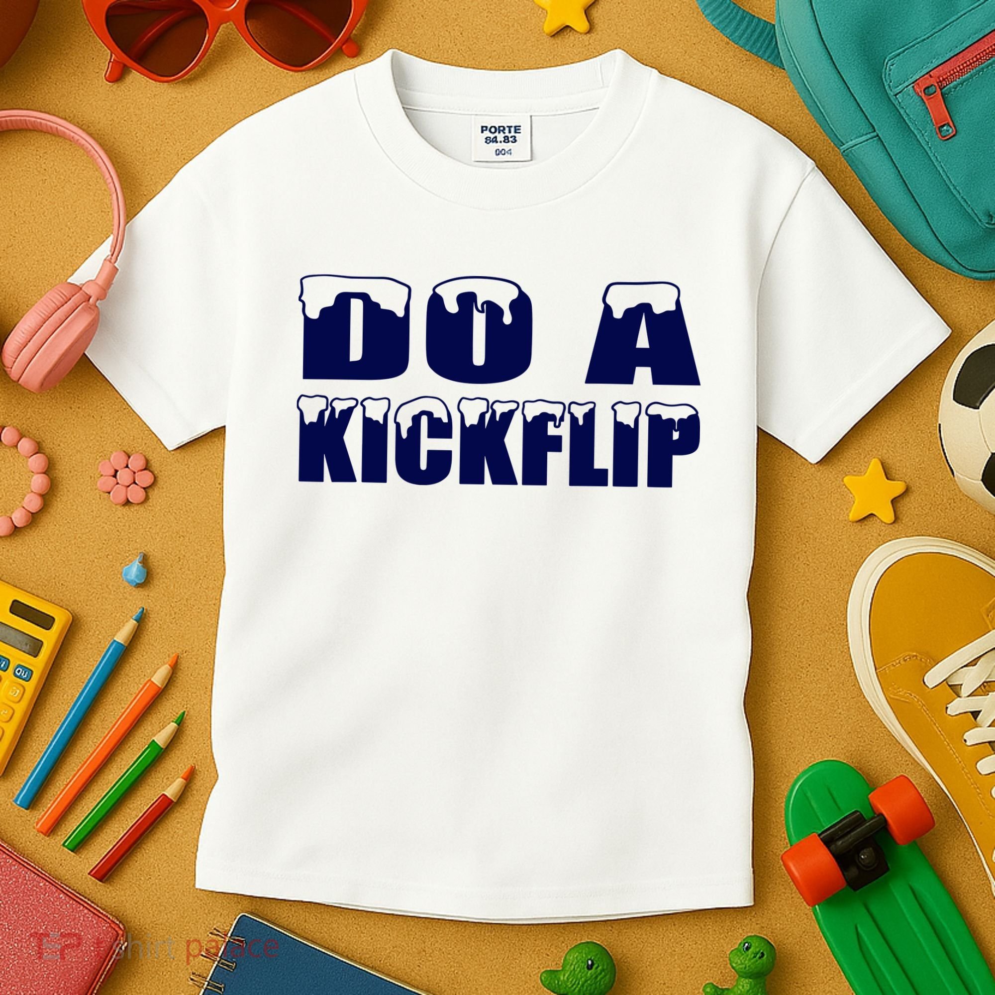 Do A Kickflip Ice And Snow Do A Kickflip For Men Women Kids T-Shirt