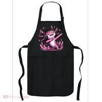 Dabbing Axolotl Kawaii Cute Axolotl Gaming Apron thumb 0