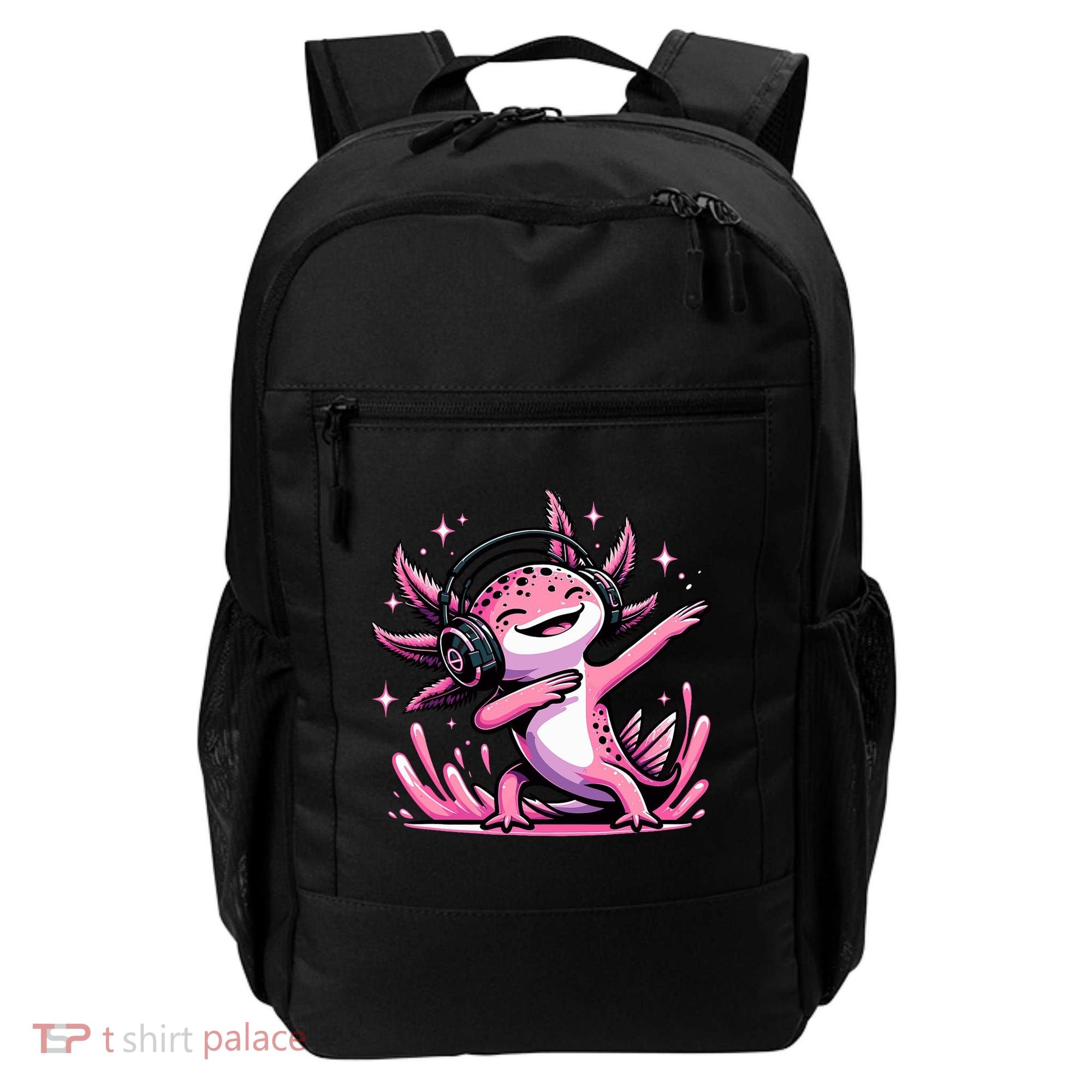 Dabbing Axolotl Kawaii Cute Axolotl Gaming Backpack