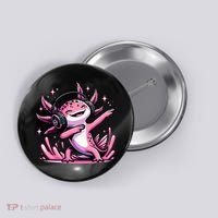 Dabbing Axolotl Kawaii Cute Axolotl Gaming Button thumb 0