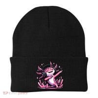 Dabbing Axolotl Kawaii Cute Axolotl Gaming Beanie thumb 0