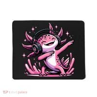 Dabbing Axolotl Kawaii Cute Axolotl Gaming Mousepad thumb 0