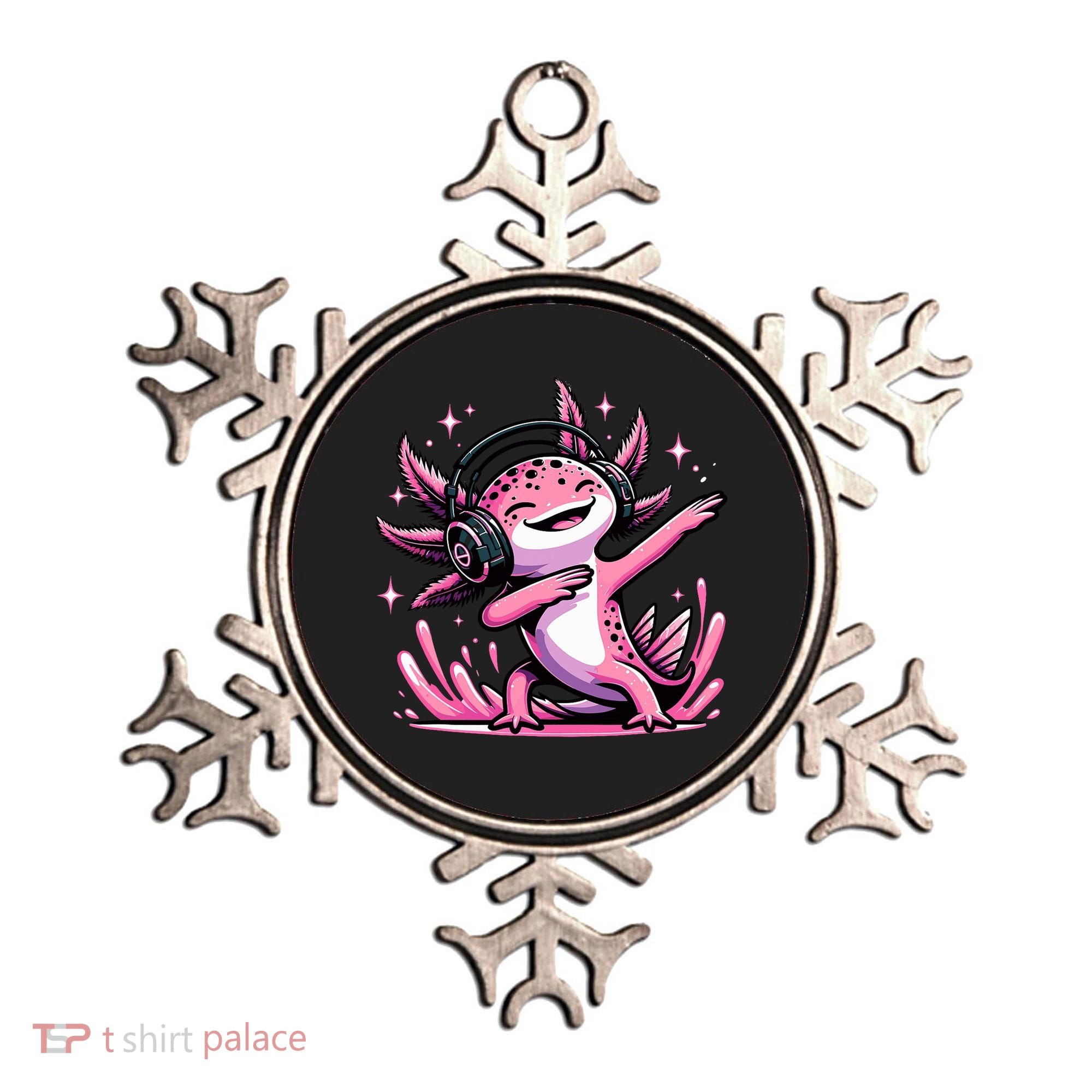 Dabbing Axolotl Kawaii Cute Axolotl Gaming Ornament