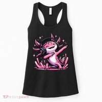 Dabbing Axolotl Kawaii Cute Axolotl Gaming Women's Tank Top thumb 0