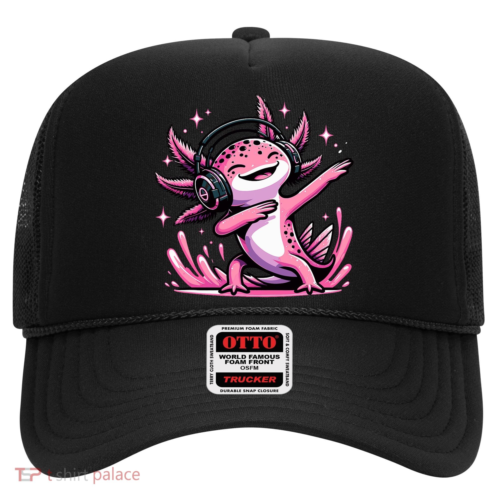 Dabbing Axolotl Kawaii Cute Axolotl Gaming Hat