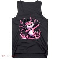 Dabbing Axolotl Kawaii Cute Axolotl Gaming Tank Top thumb 0