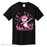 Dabbing Axolotl Kawaii Cute Axolotl Gaming Kids T-Shirt thumb 0