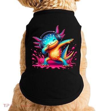 Dabbing Axolotl Kawaii Gaming Headphone  Doggie Tank