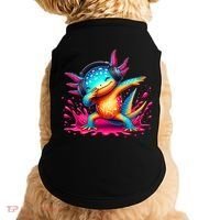 Dabbing Axolotl Kawaii Gaming Headphone  Doggie Tank thumb 0