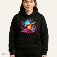Dabbing Axolotl Kawaii Gaming Headphone  Hoodie thumb 5