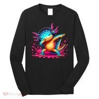 Dabbing Axolotl Kawaii Gaming Headphone  Long Sleeve Shirt thumb 0