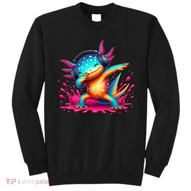 Dabbing Axolotl Kawaii Gaming Headphone  Sweatshirt