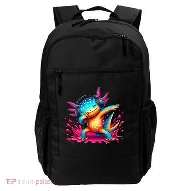 Dabbing Axolotl Kawaii Gaming Headphone  Backpack