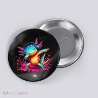 Dabbing Axolotl Kawaii Gaming Headphone  Button thumb 0