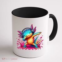 Dabbing Axolotl Kawaii Gaming Headphone  Coffee Mug thumb 1