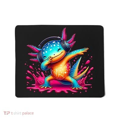 Dabbing Axolotl Kawaii Gaming Headphone  Mousepad