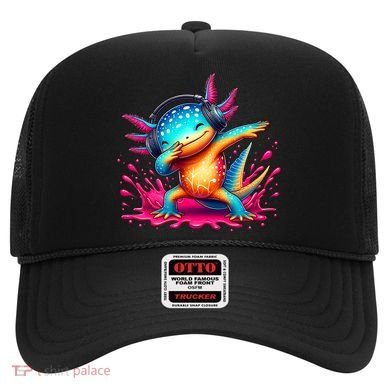 Dabbing Axolotl Kawaii Gaming Headphone  Hat
