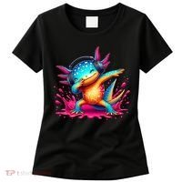 Dabbing Axolotl Kawaii Gaming Headphone  Women's T-Shirt thumb 0