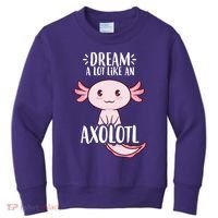 Dream A Lot Like An Axolotl Kids Sweatshirt thumb 0
