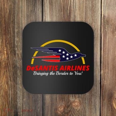 DeSantis Airlines Logo Coaster