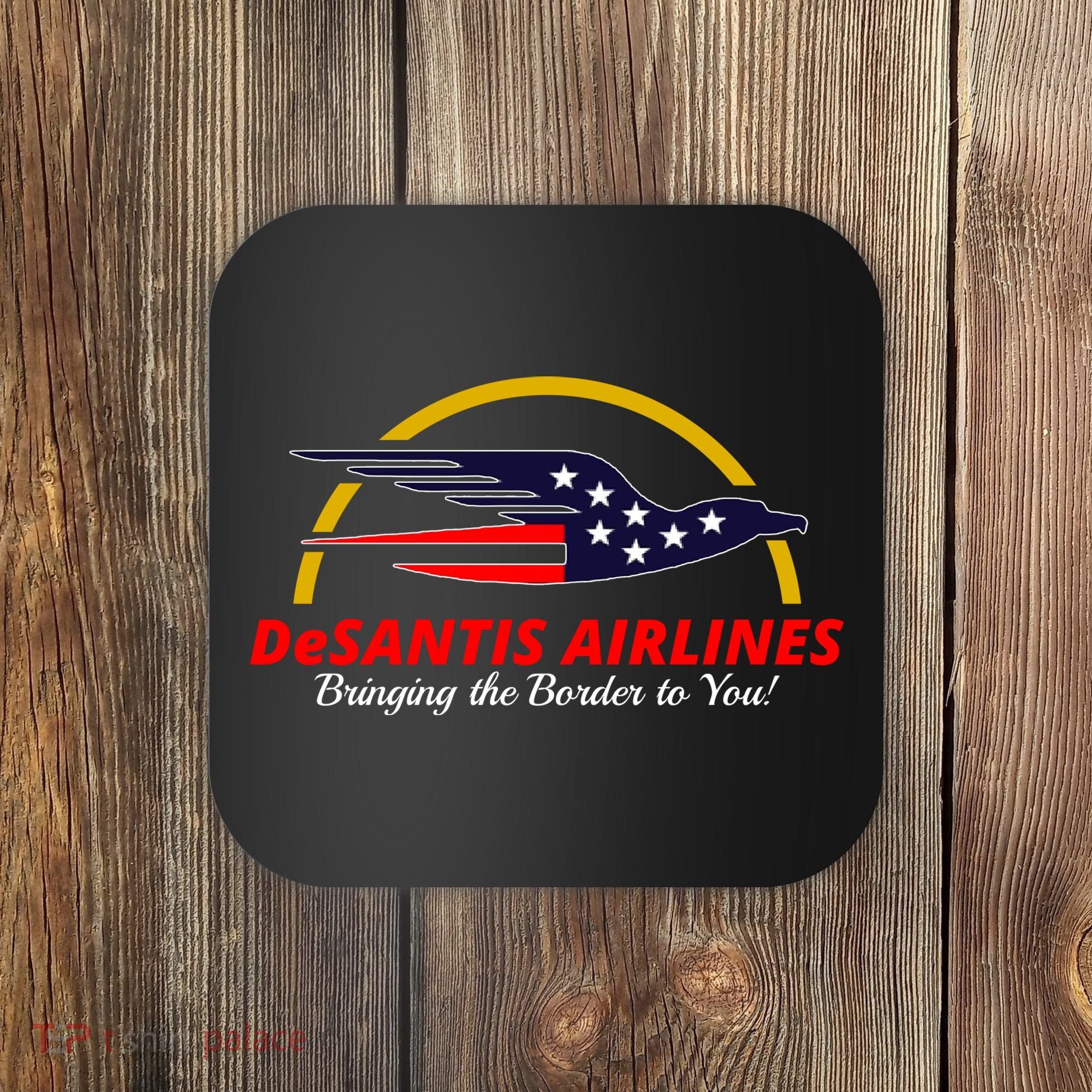 DeSantis Airlines Logo Coaster