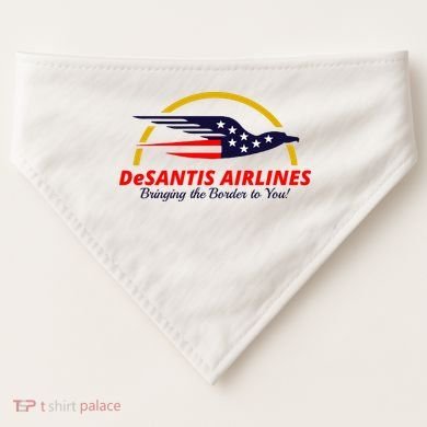 DeSantis Airlines Logo USA-Made Doggie Bandana