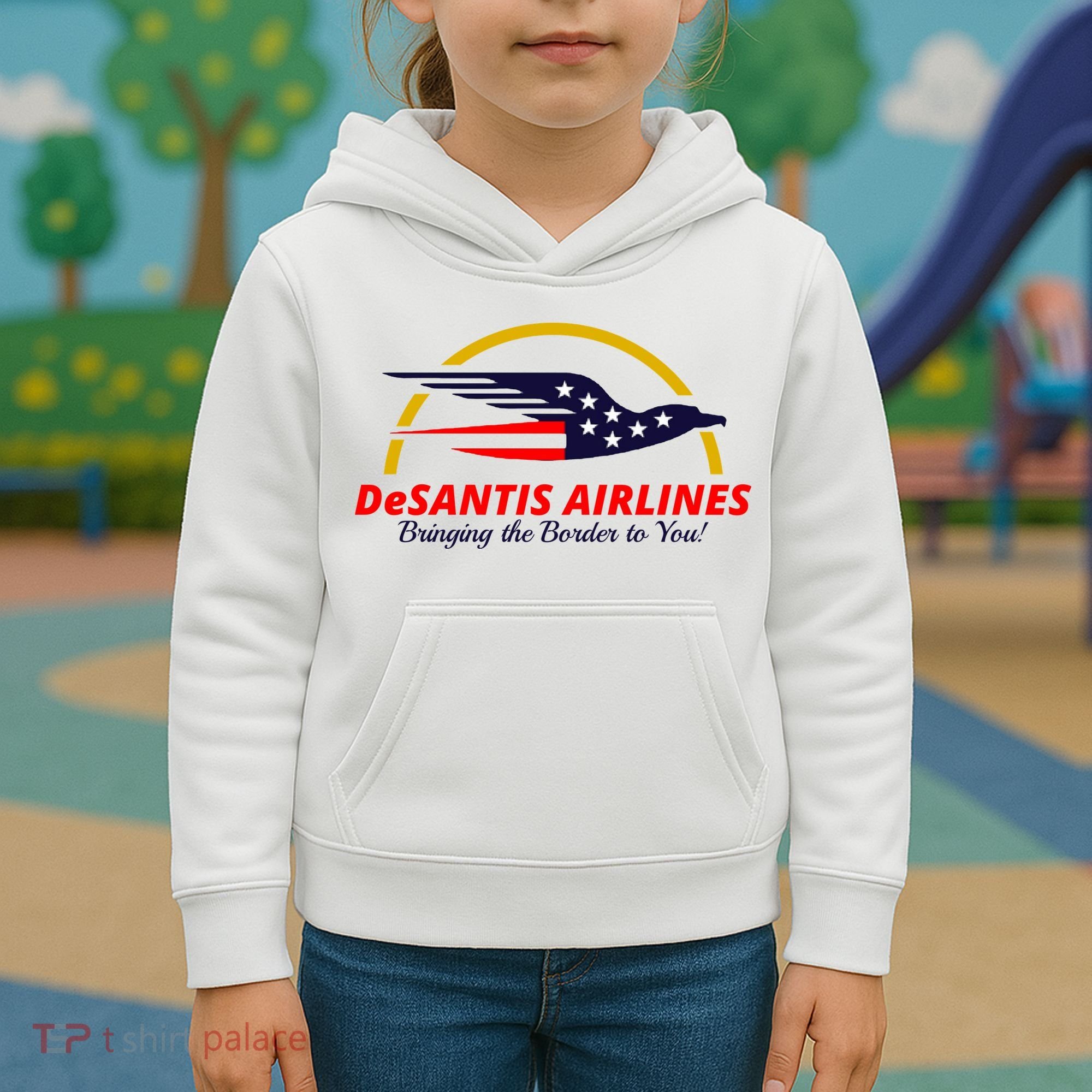 DeSantis Airlines Logo Kids Hoodie