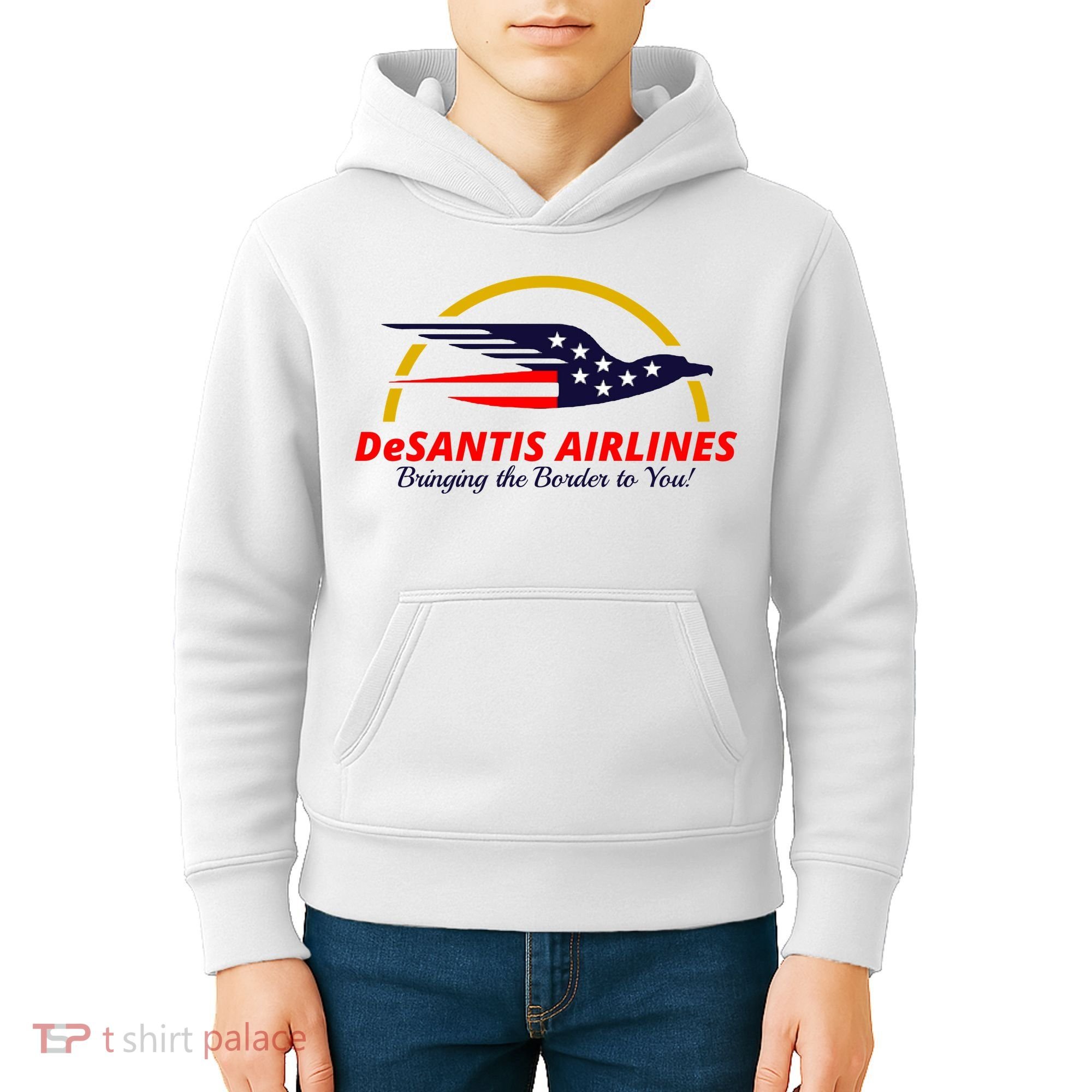 DeSantis Airlines Logo Kids Hoodie