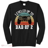 Daddy Again Leveled Up To Dad of 2 Dad Sweatshirt thumb 0
