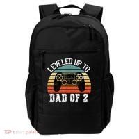 Daddy Again Leveled Up To Dad of 2 Dad Backpack thumb 0