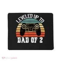 Daddy Again Leveled Up To Dad of 2 Dad Mousepad thumb 0