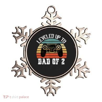 Daddy Again Leveled Up To Dad of 2 Dad Ornament