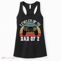 Daddy Again Leveled Up To Dad of 2 Dad Women's Tank Top thumb 0