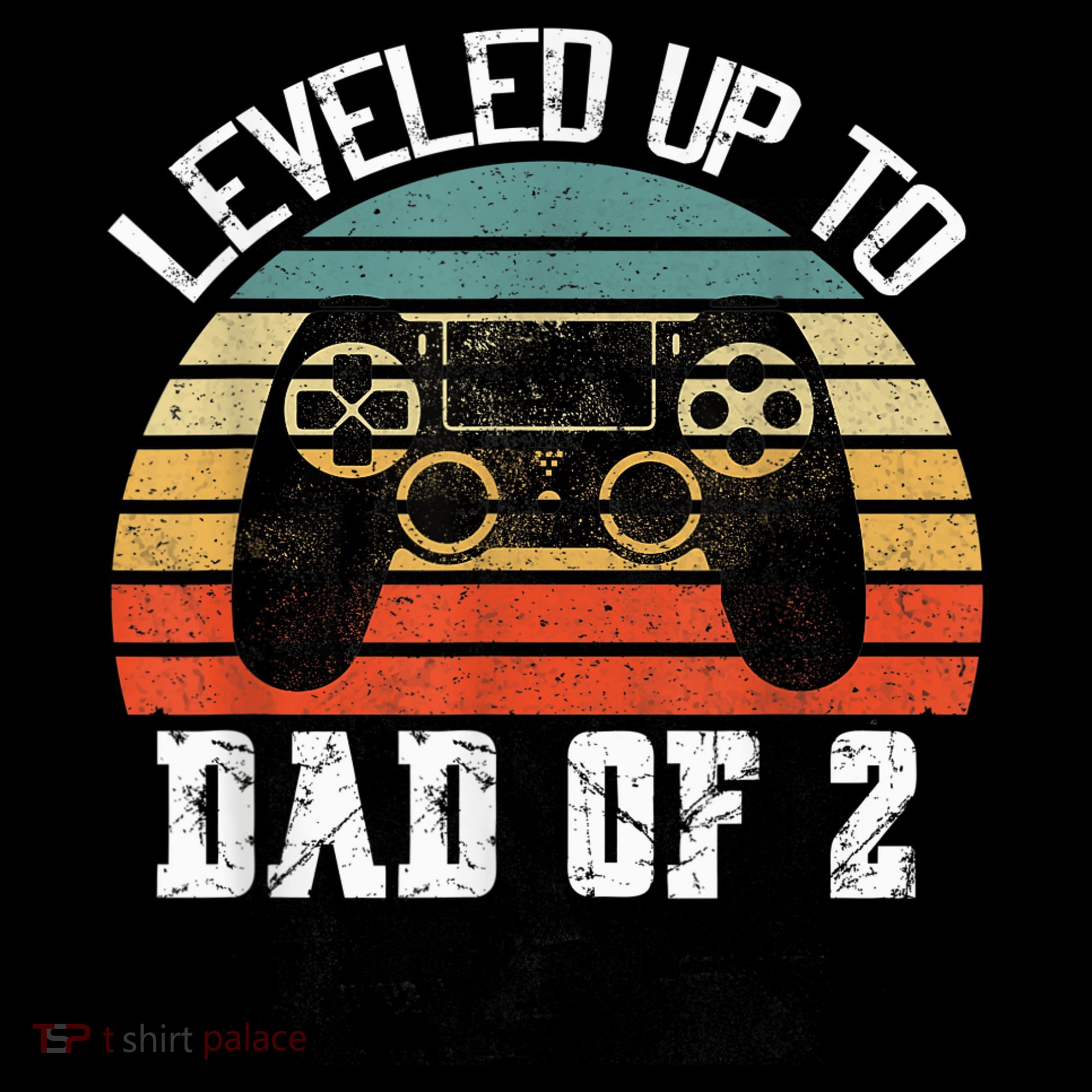 Daddy Again Leveled Up To Dad of 2 Dad Baby Bodysuit