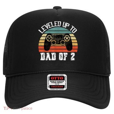 Daddy Again Leveled Up To Dad of 2 Dad Hat