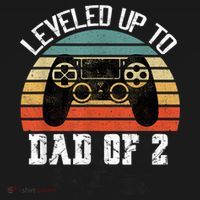 Daddy Again Leveled Up To Dad of 2 Dad Tank Top thumb 6