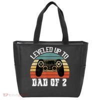 Daddy Again Leveled Up To Dad of 2 Dad Tote Bag thumb 0