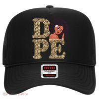 Dope Afro Lady Cute Leopard Hat thumb 0