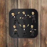 Dancing Abraham Lincoln 4th Of July Coaster thumb 0