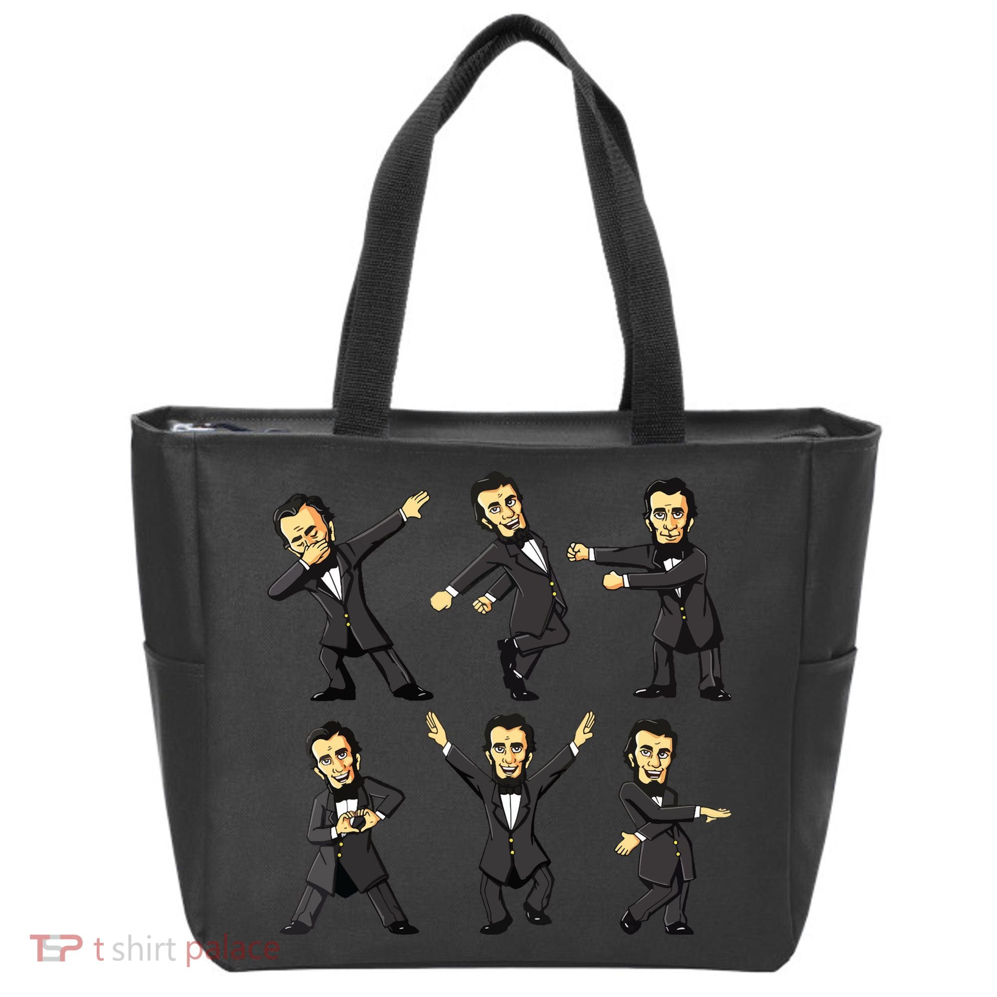 Dancing Abraham Lincoln 4th Of July Tote Bag