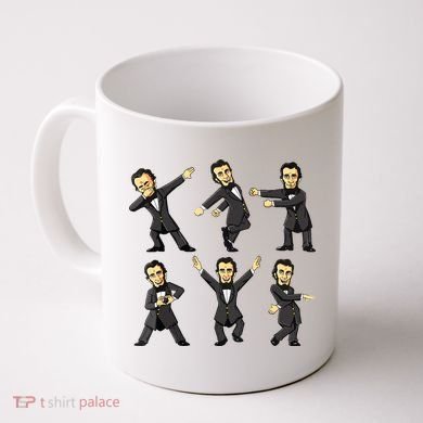 Dancing Abraham Lincoln 4th Of July Coffee Mug