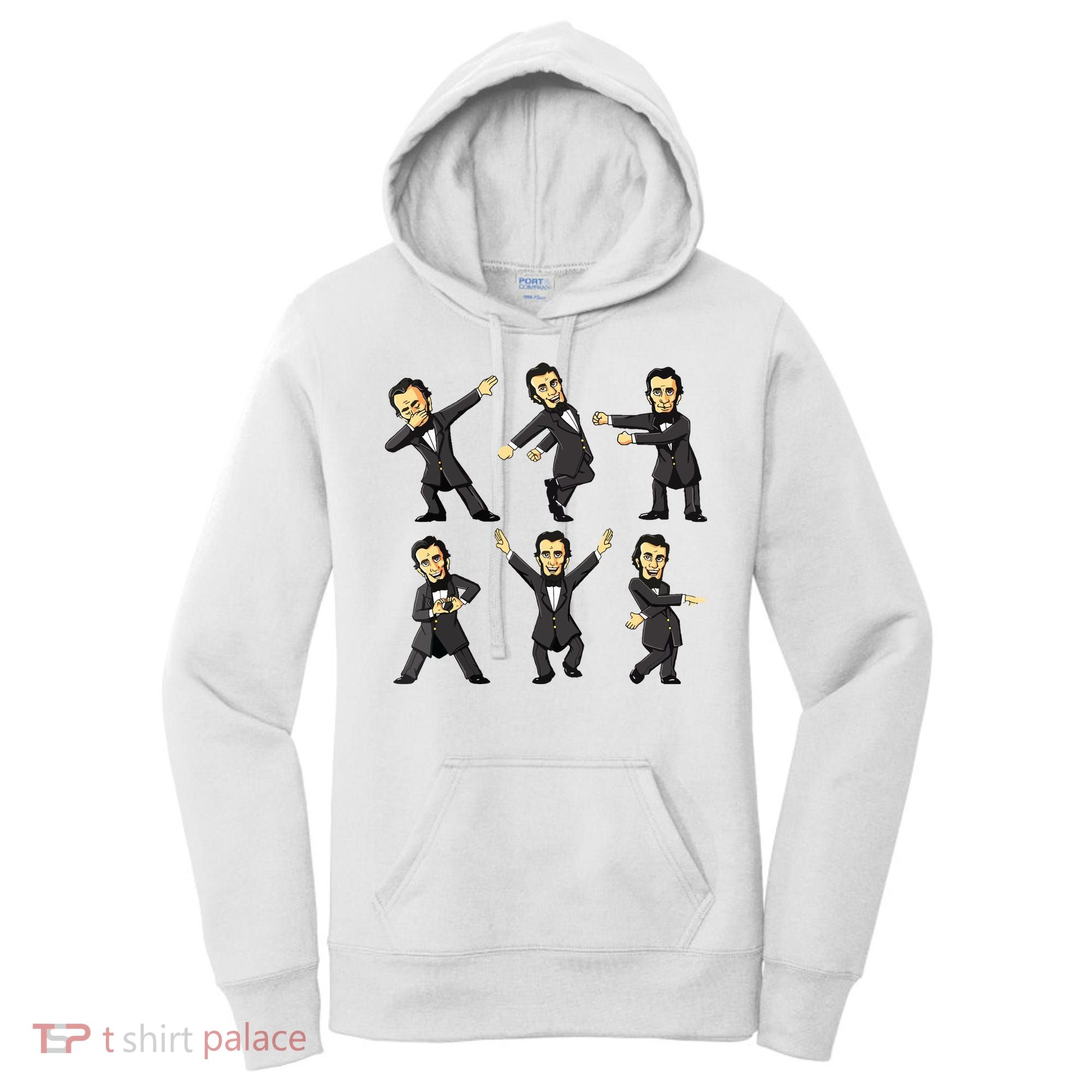 Dancing Abraham Lincoln 4th Of July Women's Hoodie