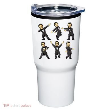 Dancing Abraham Lincoln 4th Of July Tumbler