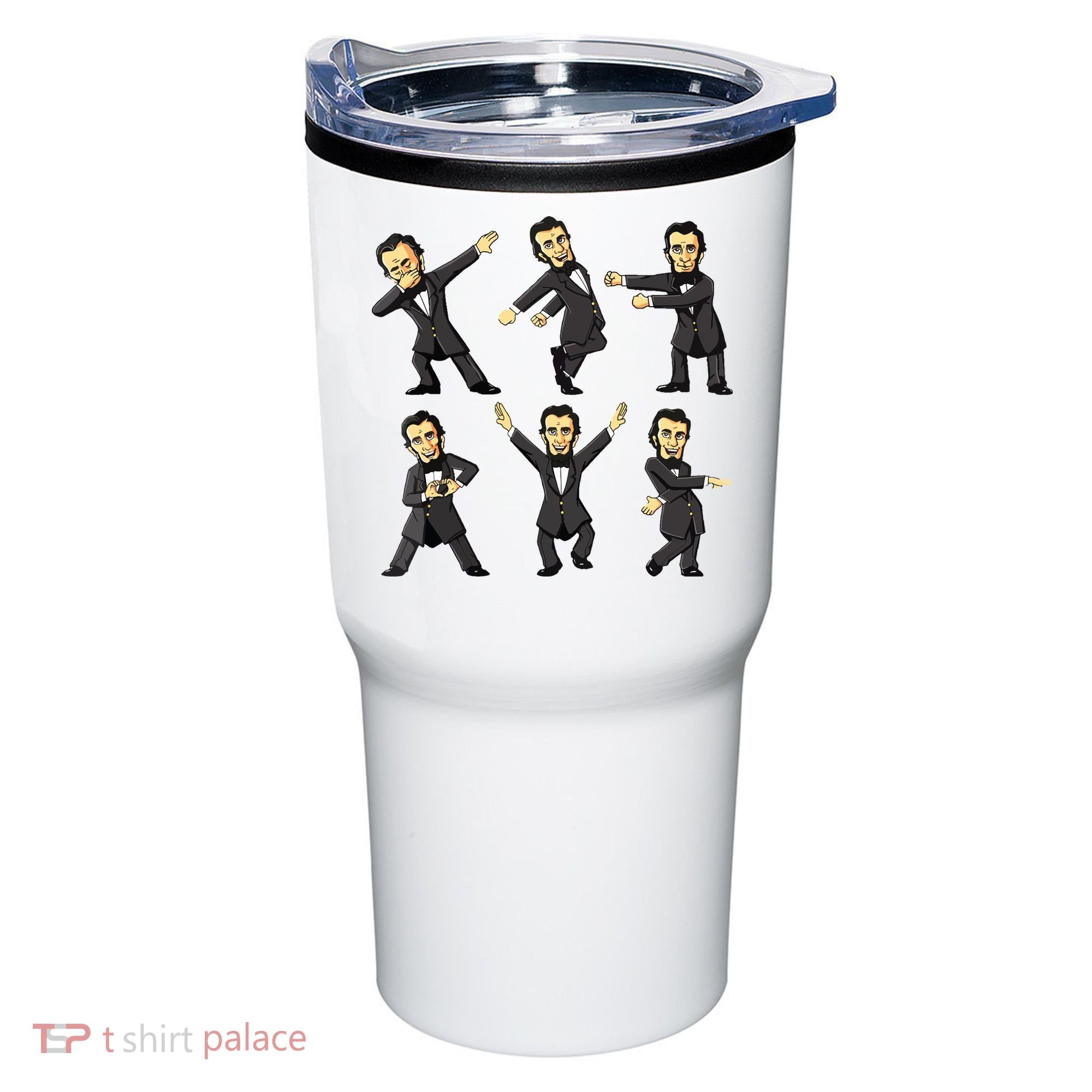 Dancing Abraham Lincoln 4th Of July Tumbler