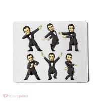 Dancing Abraham Lincoln 4th Of July Mousepad thumb 0